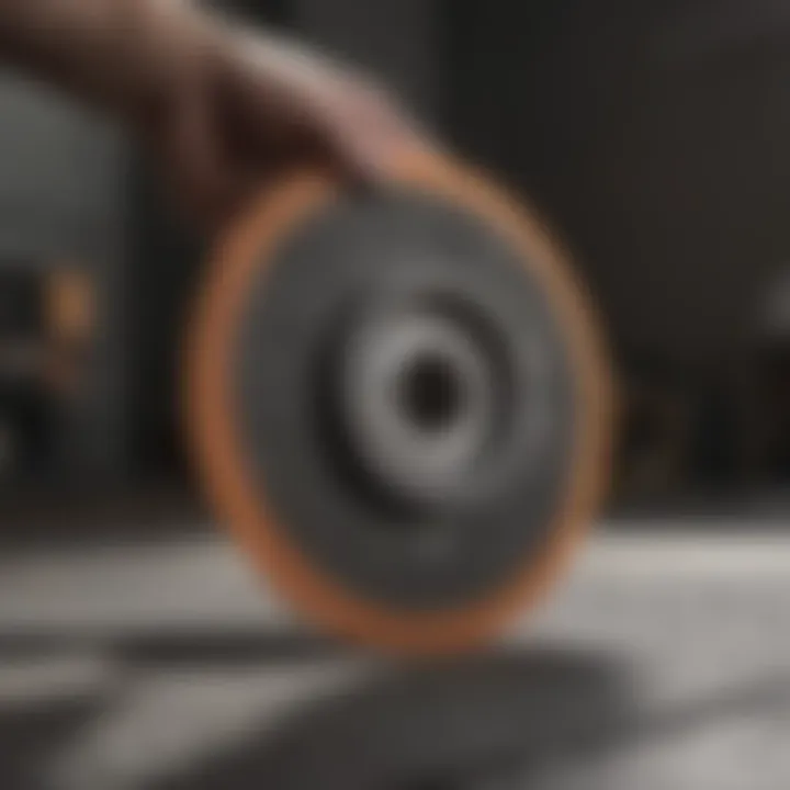 Safety gear for using sanding discs