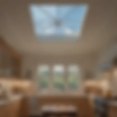 Aesthetic Appeal of Skylight Covers Aesthetic design features of a 24x24 skylight cover in interior setting