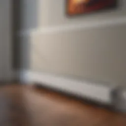 Sleek design of Cadet portable baseboard heater