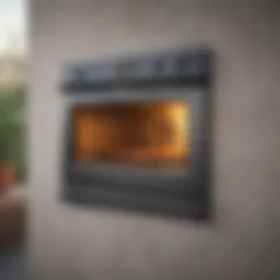 Elegant exterior design of an oven vent cover