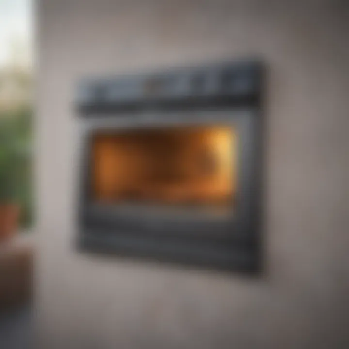 Elegant exterior design of an oven vent cover