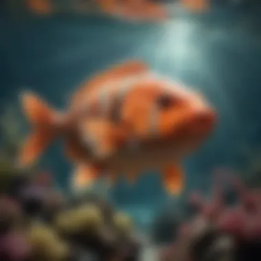 Underwater Wonders: The Ecosystem Beneath the Surface A vibrant underwater scene illustrating marine life and its habitat.
