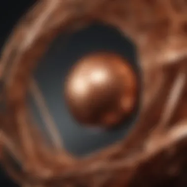 Copper Geometric Sculpture