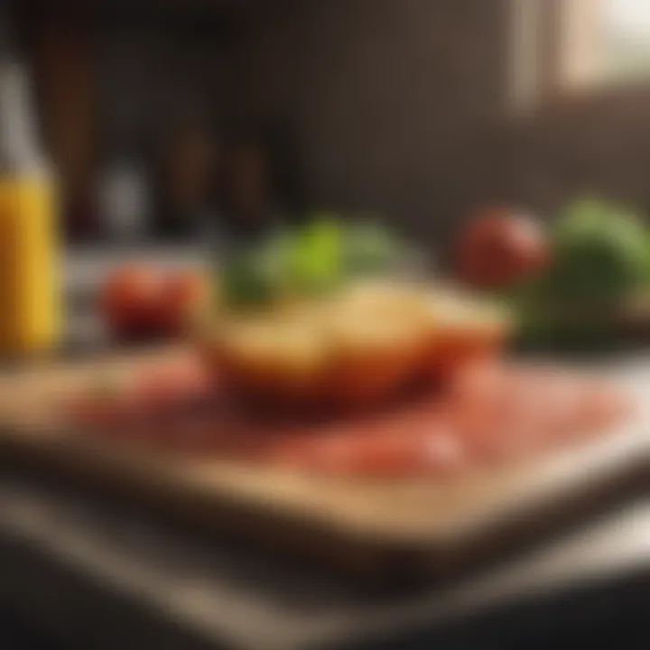 Resilience Exemplified in Plastic Cutting Boards Durable plastic cutting board showcasing resilience