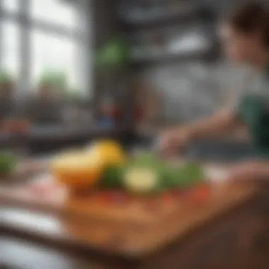 Sustainability at the Heart of Plastic Cutting Boards Eco-friendly plastic cutting board promoting sustainability