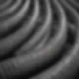 Curved corrugated drain pipe
