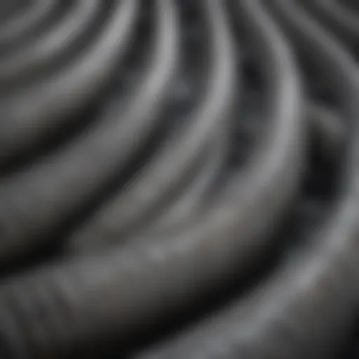 Curved corrugated drain pipe
