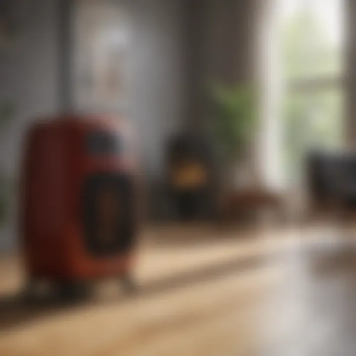 Cozy Indoor Environment with Space Heater and Humidifier