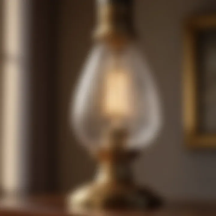 Masterful Artistry: Creating Beauty Craftsman Crafting Brass Lamp Fitting