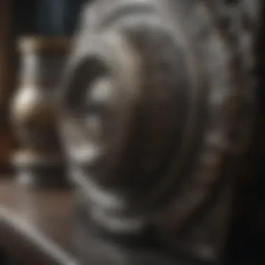 Craftsman showcasing finished intricate metalwork