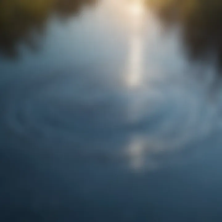 Reflective Ripples dancing under the Sun