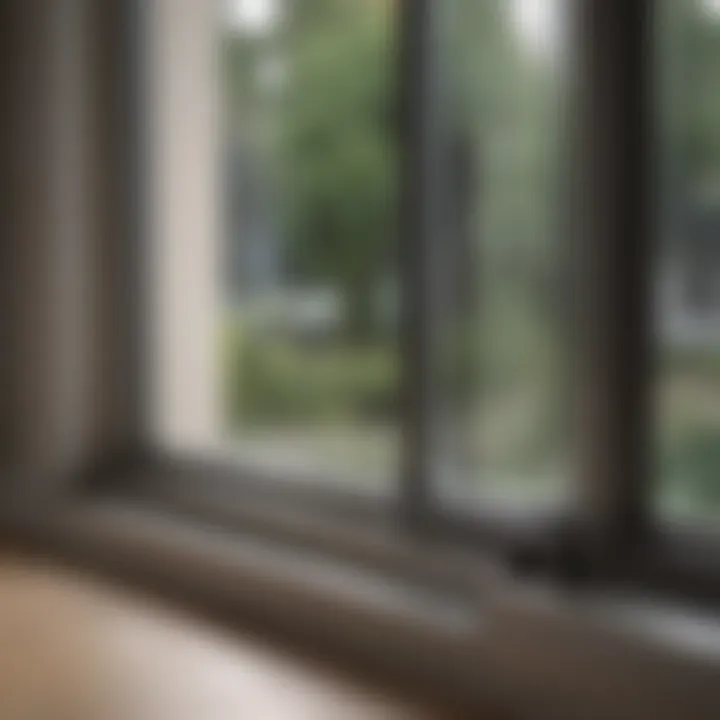 Cutting-edge plastic track installation for sliding windows