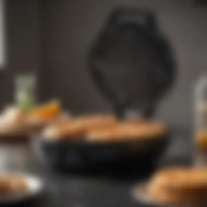 User-friendly interface of the Dash Honeycomb Waffle Maker highlighting its simplicity