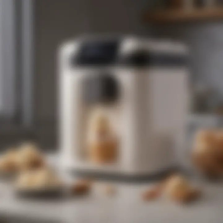 User-friendly operation of the Dash personal ice cream maker