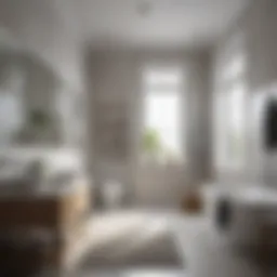 Graphic illustrating the relationship between bathroom size and required CFM