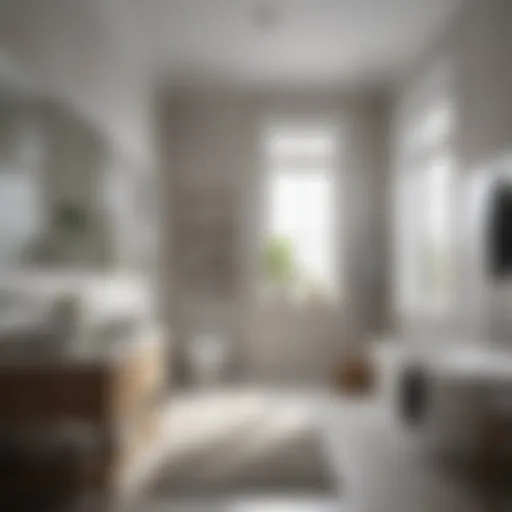 Graphic illustrating the relationship between bathroom size and required CFM
