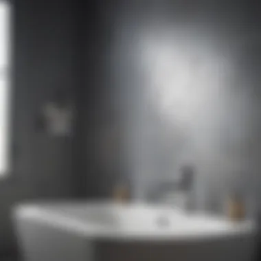 Diagram showcasing the effects of moisture on air quality in bathrooms