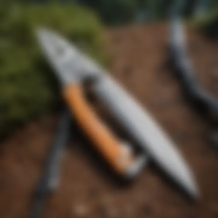 Leatherman tool being used in an outdoor setting
