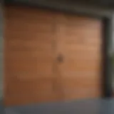 Variety of garage door materials including wood, steel, and fiberglass.