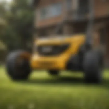 DEWALT Battery-Powered Lawn Mower Foldable Design