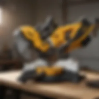 Comparative Overview of DeWalt Mitre Saw Models Various DeWalt mitre saw models on display