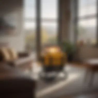 Elevated Comfort with Dewalt Propane Heater Dewalt Propane Heater in Modern Living Room Setting