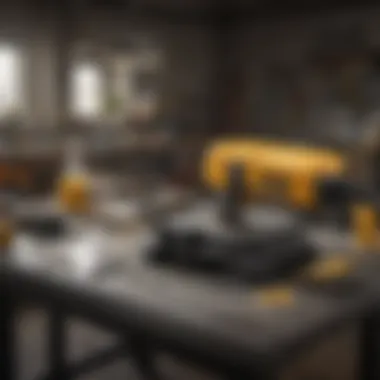 Maintenance tools and practices for DeWalt tables.