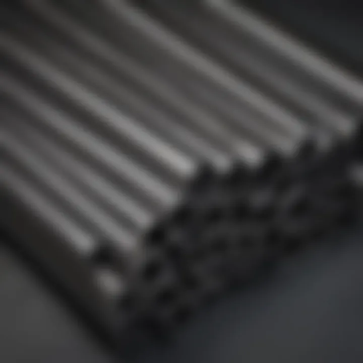 Various Sizes of Steel Tube Stock