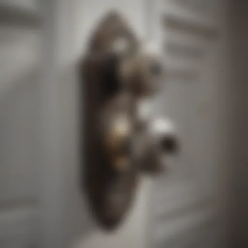 Elegant tool for door knob removal