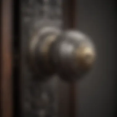 Intricate Mechanical Structure Revealed Mechanical components of a Kwikset door knob