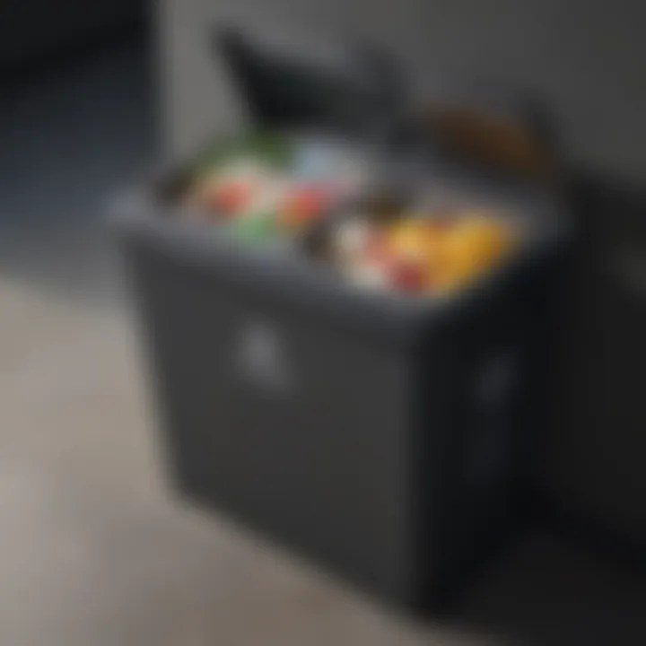 Dual Compartment Recycling Container