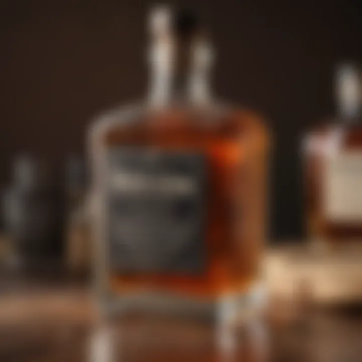 Close-up of the bourbon notes ingredients used in the fragrance.