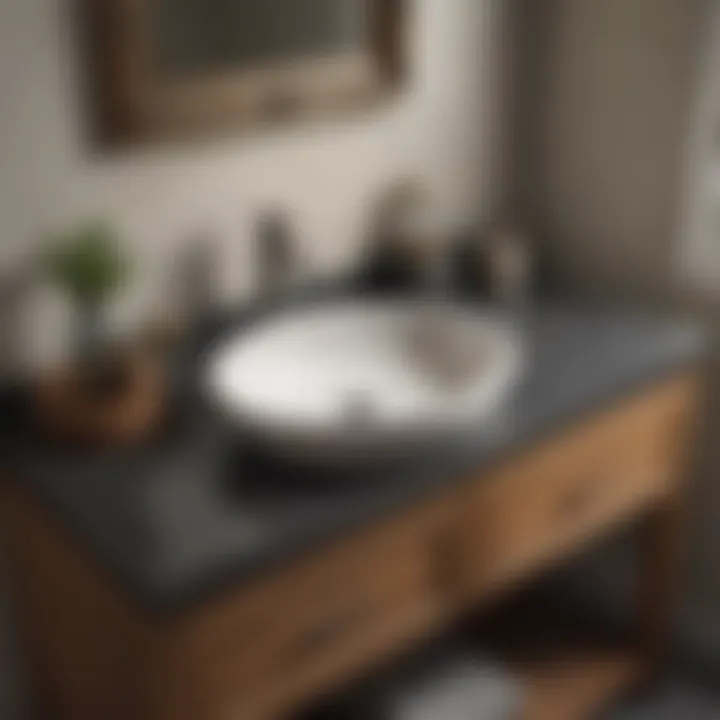 Durable granite vanity top for long-lasting use