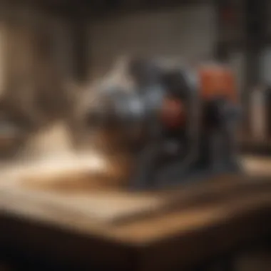 Efficient Dust Extraction Dust extraction system of 1/4 sheet sander