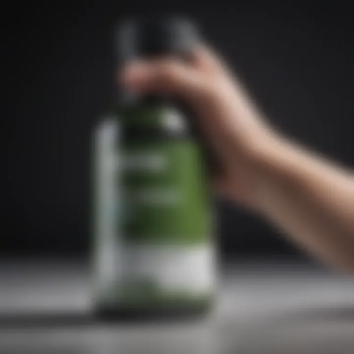 Close-up of eco-friendly paint stripper solution