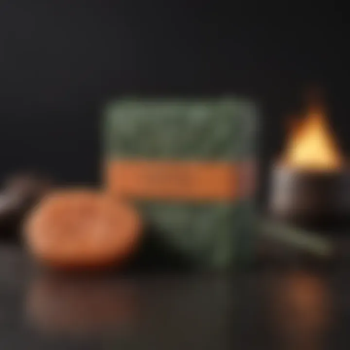 Eco-friendly packaging of lava soap