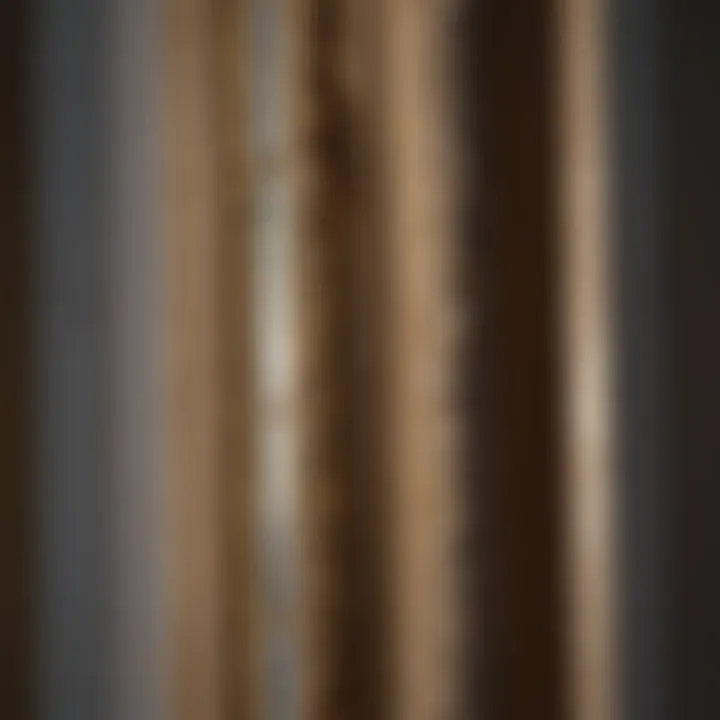 Close-up of a window seal illustrating traditional methods for preventing drafts