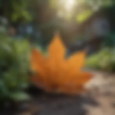 Eco-Friendly Leaf Collection Tips Eco-friendly tips illustrated through a garden setting