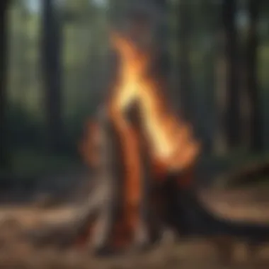 Strategic Tree Stump Burning Tree Stump Burning Technique