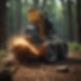 Root Grinder Machine in Action Root Grinder Machine at Work