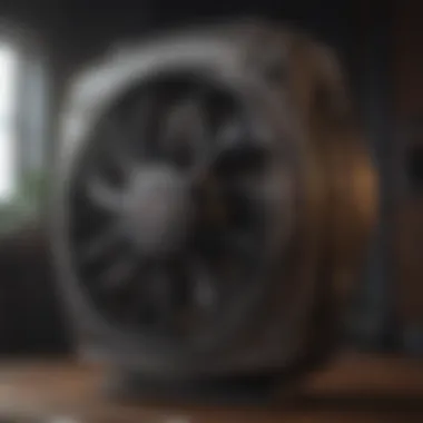 Efficient airflow system in fan forced heater