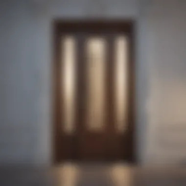 Efficient airflow through ventilated exterior door