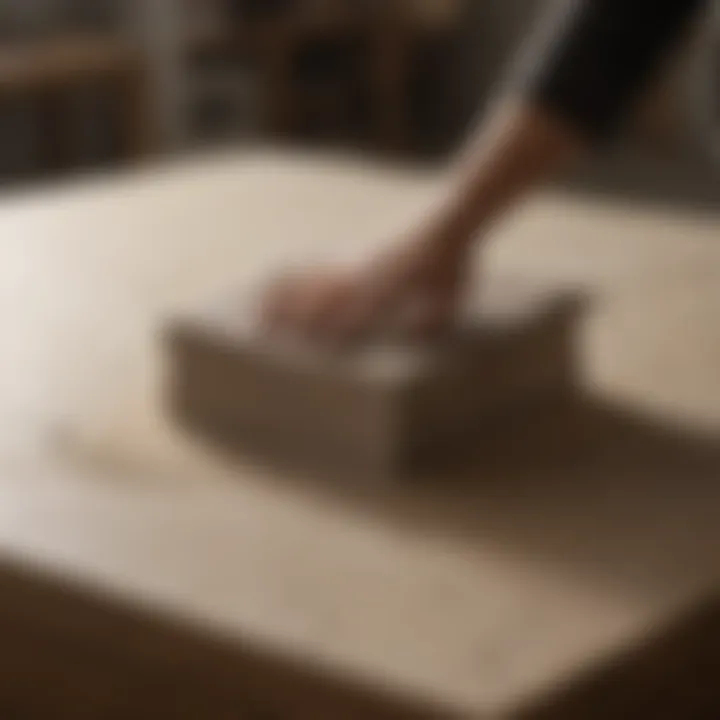 Efficient sanding tips using 3M sand block