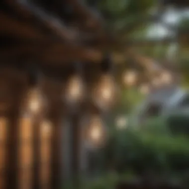 Vintage Charm with Hanging Bulb Lights Vintage Hanging Bulbs