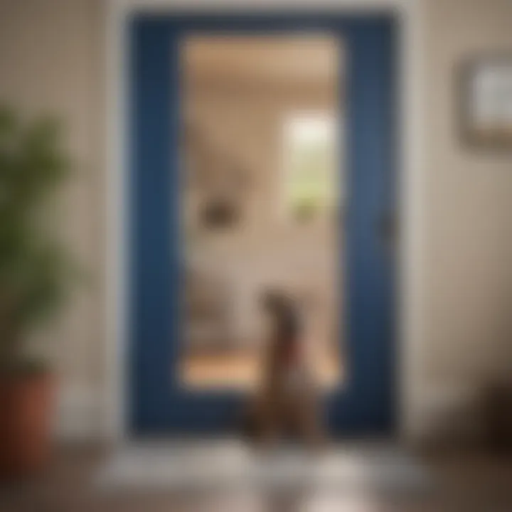 Effortless installation process of Petmate Indigo dog house door