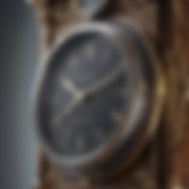 Timeless Craftsmanship of RCA Clock A side view of an RCA clock displaying its elegant and timeless craftsmanship