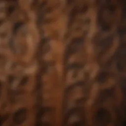 Exquisite Wood Panel with Intricate Grain Patterns