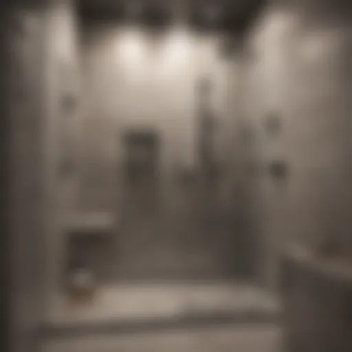 Sophisticated Shower Stall with Top