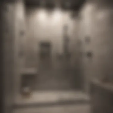 Elegance in Modern Bathroom Design Sophisticated Shower Stall with Top