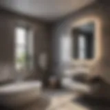 Elegant Bathroom Fan in Modern Setting